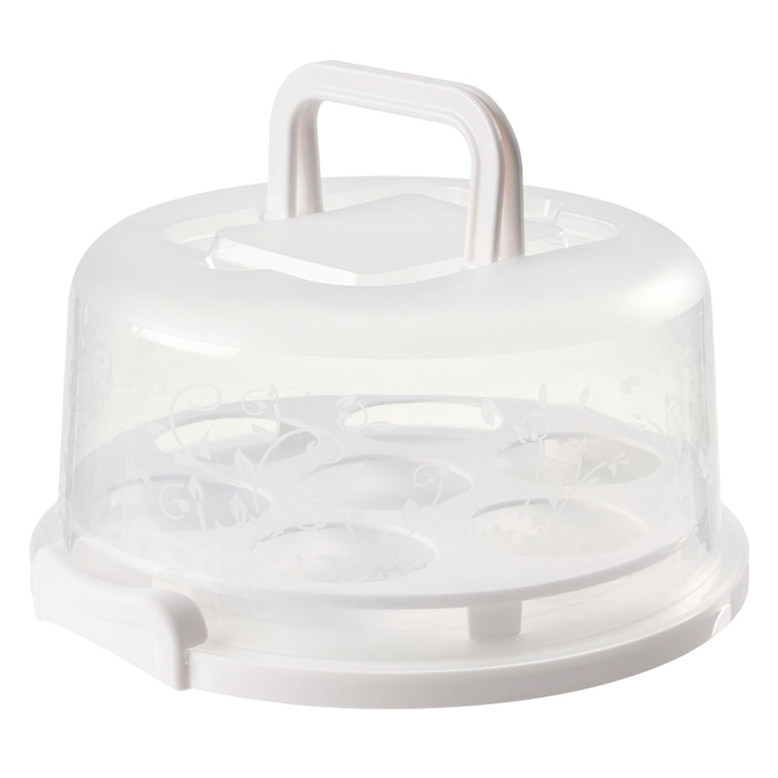 Tsophreniq Effective Cake Transport Container Elegant Cake Saver Practical Storage Box for Easy Viewing and Freshness Picnics Carriers