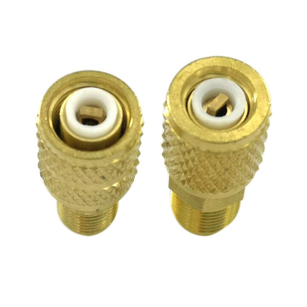ZYWUOY R410A AC Refrigerante Adattatore 5/16" 1/4" SAE Maschio Femmina Ottone