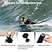 Abahub Premium 4 ft Bodyboard Leash, 5.5mm Thick Coiled Wrist Surf Body Board Leashes with Plug for Bodyboarding, Clear Blak Core