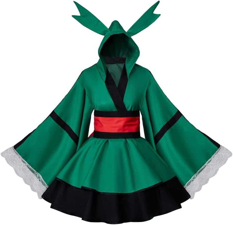 Anime Hero Cosplay Costume Women Battle Lolita Kimono Dress Halloween Suit