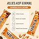 FitnesSHOCK Proteinriegel Set Protein Bar ohne Zusatz von Zucker mit hohem 20% Proteingehalt low carb Fitness Eiweissriegel fast zuckerfrei (1g) ballaststoffreich, Erdnuss-gesalzenes Karamell, 12x50g