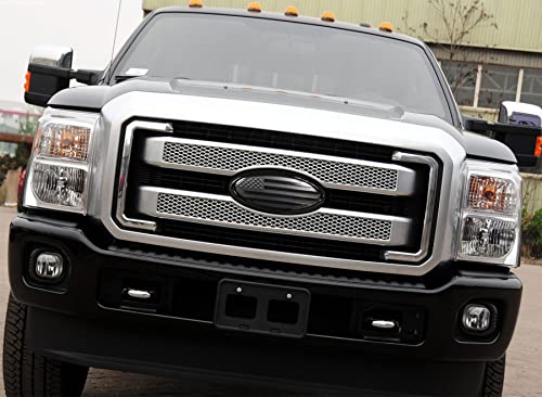 Image of for Ford Emblem, 7 Inch F150 Front Grill Tailgate American Flag Emblem for 04-10 Explorer 03-06 Expedition 07-14 Edge 07-12 Fusion 08-15 Escape 99-04 F150 F250 F350