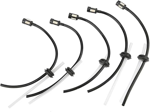 Garosa Tubo de manguera de gasolina para sierras de cadena, cortacéspedes, cortacésped, cortacésped, tubo de combustible, piezas de repuesto,