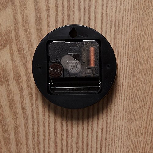 Cloudnola Flor Wood Wall Clock And Wall Decor, Red And Pink, 12 Inch Diameter, Battery Operated Quartz Movement, Silent Non Ticking #TOP2