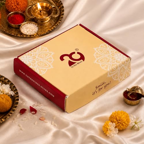 Image of To The Nines Rakhi for Brother with Tilak Material & Greeting Card - Pack of 4 Rakhi