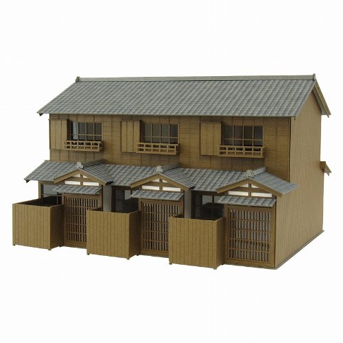 さんけい 1/87 情景シリーズ 長屋-2 ペーパークラフト, Paper Craft