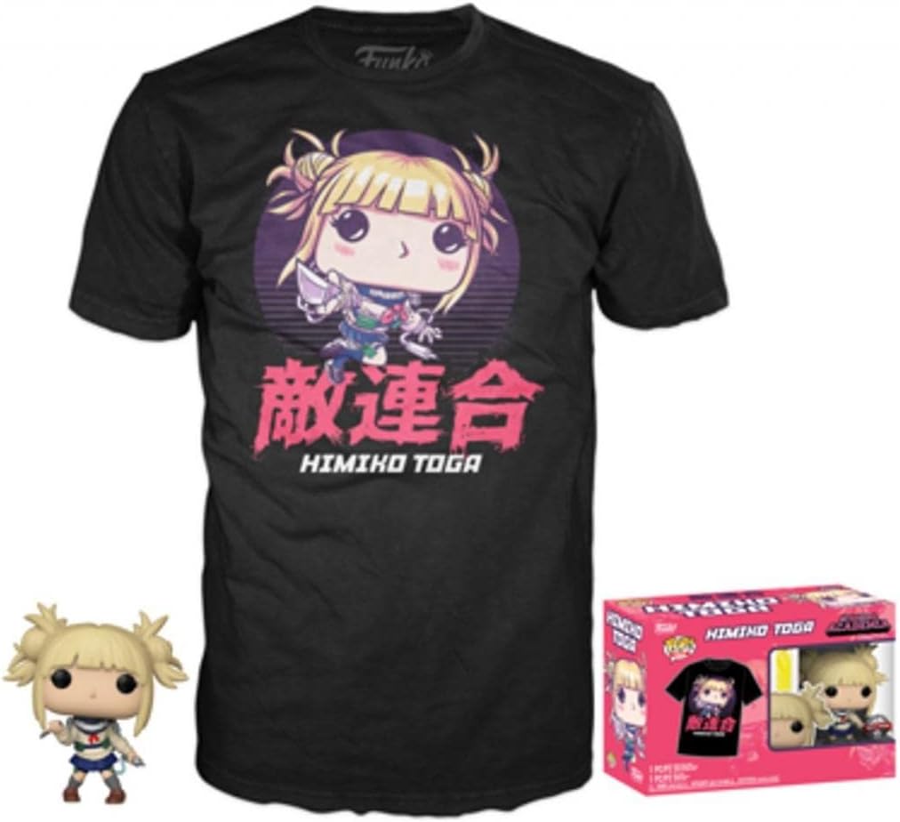 Funko MY HERO ACADEMIA- Booble Head POP N° xx- Himiko Unmasked + T-shirt (M)