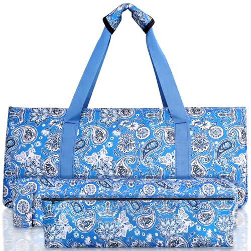 Set de 3 Bolsas Portátiles Para Mahjong Azul