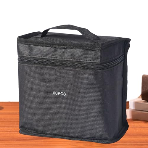 Ensemble double pointe pour croquis et voyage avec trousse de stylos