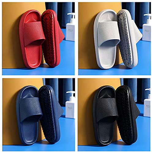Couples Cloud Slides Home Bathing Slippers Soft Memory Foam Slippers Summer Beach Slides Slippers Mens Size 153