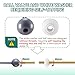 Enhon 2 Pack Universal Pop Up Drain Ball Rod Assembly, Sink Ball Rod Assembly Compatible with Pop Up Stopper, Pivot Rod Bathroom Sink Repair Kit, Includes 3 Sizes of Pop Up Balls and Cone Washers