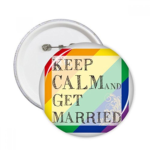 Badge arc-en-ciel LGBT rond de taille L en lot de 5 pièces pour vêtements