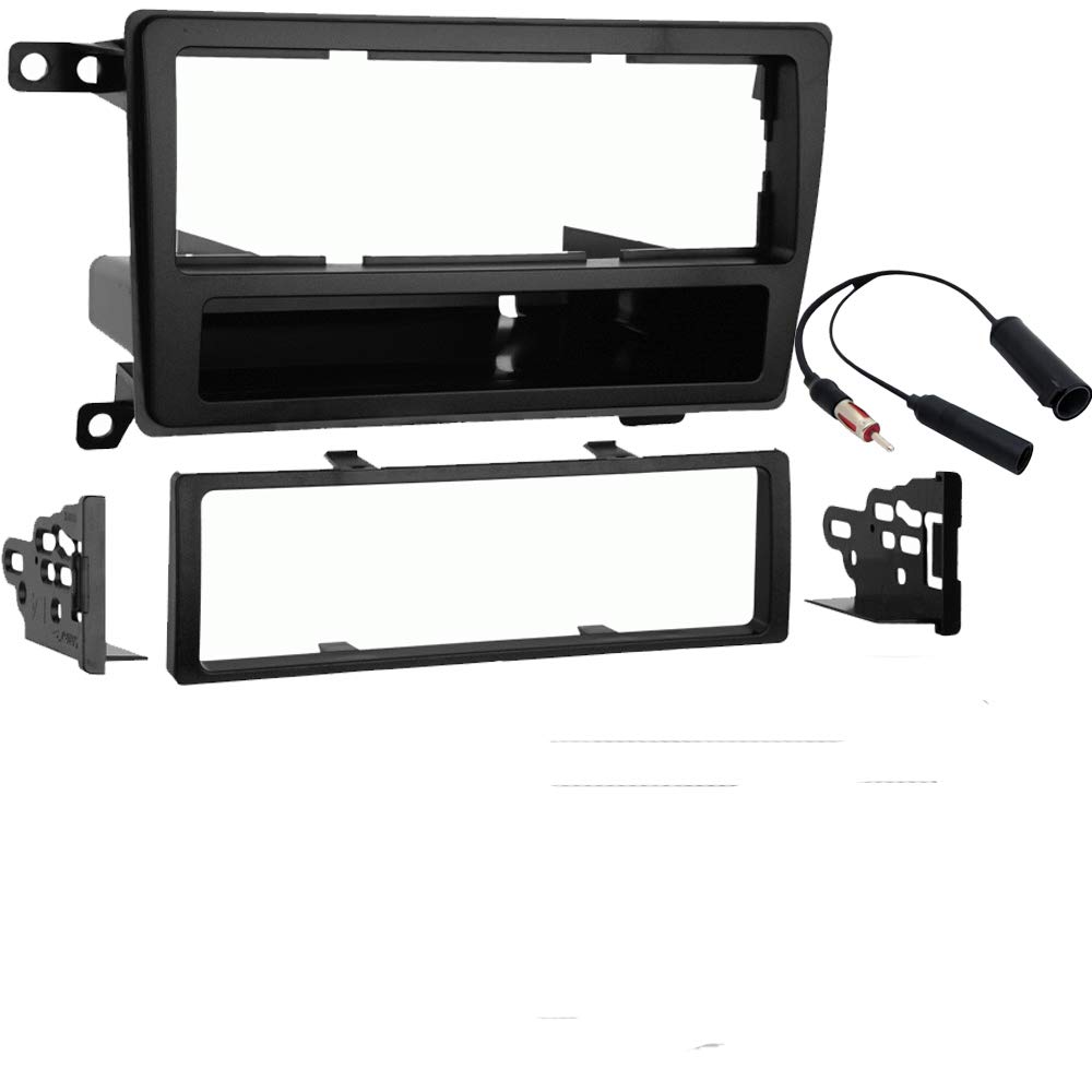 Harmony Audio Compatible with Infiniti QX4 2001 2002 2003 Single DIN Stereo Harness Radio Install Dash Kit Package