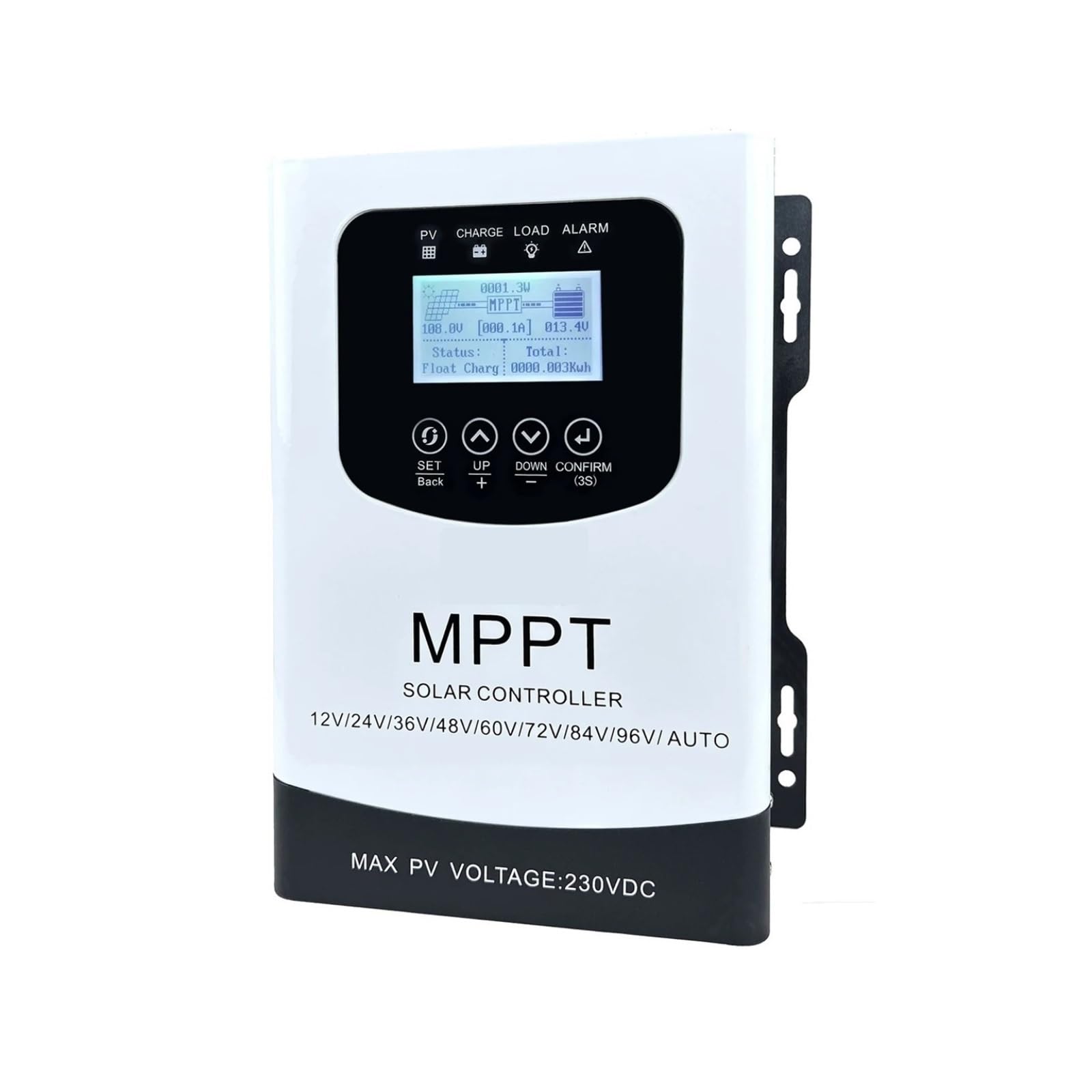Solar Charge Controller, 100A MPPT Solar System Charge Controller 60A 80A 230VDC 12V 24V 48V 60V 72V 84V 96V Battery Charging Regulator(80A 230VDC)