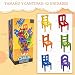 Imagen de Eymobad Juego de 42 piezas de sillas apilables juego de equilibrio de silla para toda la familia mini juegos de equilibrio multijugador de apilamiento juguetes para niños unisex