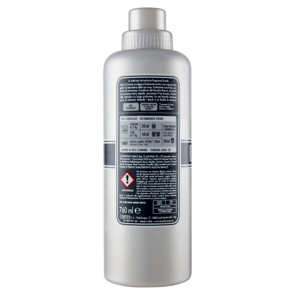 TESTPAKET Tesori D'Oriente 5 x 750ml Weichspüler