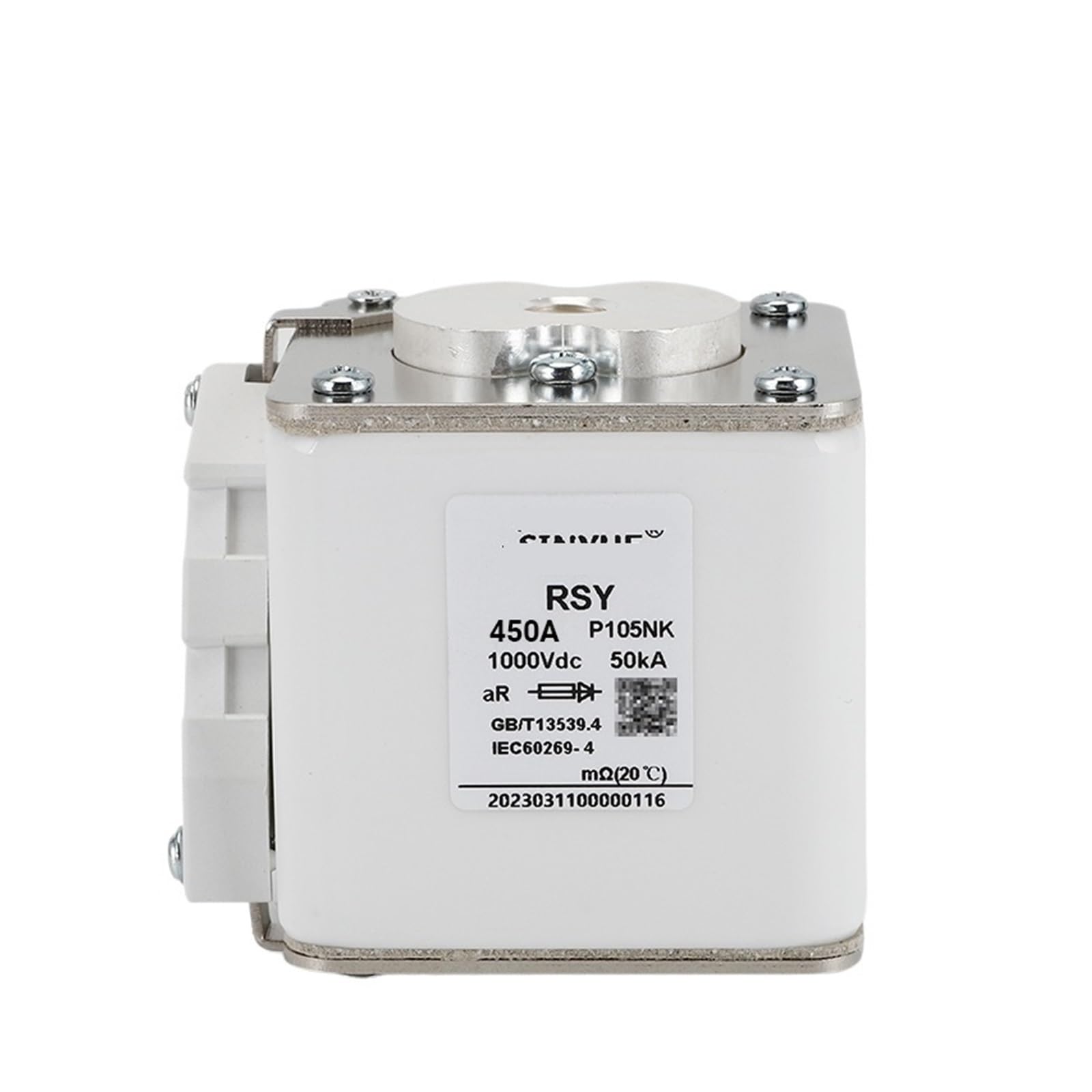 Bezpiecznik DC DC1000V Akumulator ładujący EV Szybki samochód elektryczny 800A 1000A(Rsy-p105nk 450a,DC1000V)