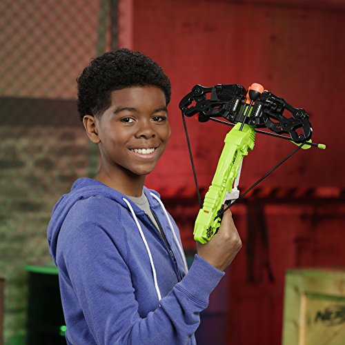 Nerf Zombie Strike Wrathbolt - Defend Against the Zombified Attackers with Your Sniper Crossbow - Load, Aim, and Fire the 2 Included Darts - Arrows Whistle When Fired - Ages 8 and Up, Play Safe