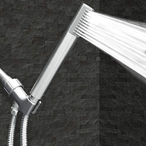 Showermaxx, Luxury Spa Series, Ultra High Pressure Hand Held Shower Head With Extra Long Stainless Steel Hose, Maxx-Imize Your Shower With Showerhead In Polished Chrome Finish #TOP6
