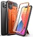 Produktbild SUPCASE Outdoor Hülle für iPhone 12 / iPhone 12 Pro (6.1") Handyhülle 360 Grad Case Bumper Schutzhülle [Unicorn Beetle Pro] mit Displayschutz, Orange