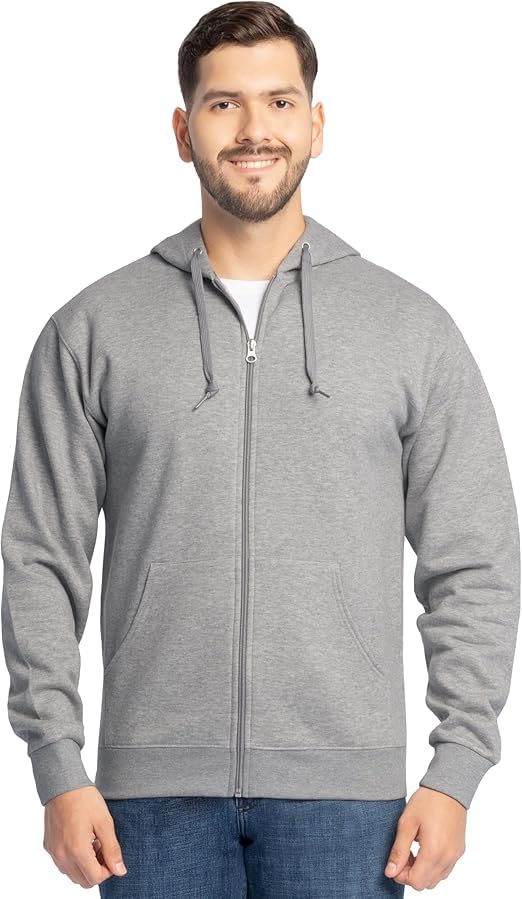 Rudra Men Cotton Blend Hoodies Winter Wear Zipper Hoodie Hooded Sweatshirt Winter Hoodies Stylish Huddy Pullover Warm Hudi-picture-13