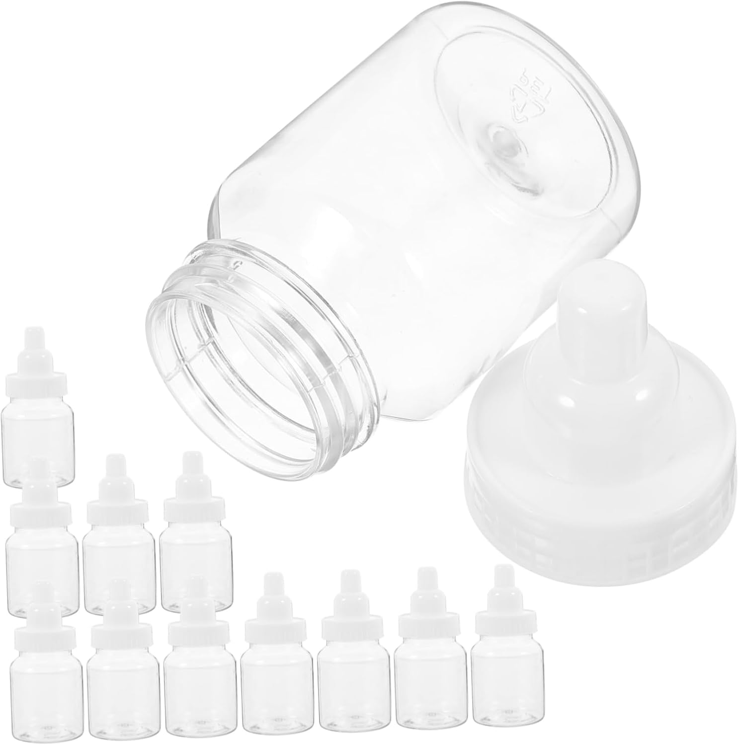 4sets Shower Favors Containers Mini Milk Bottle Candy Boxes Candy Packaging Box Wedding Favors 12pcs*4