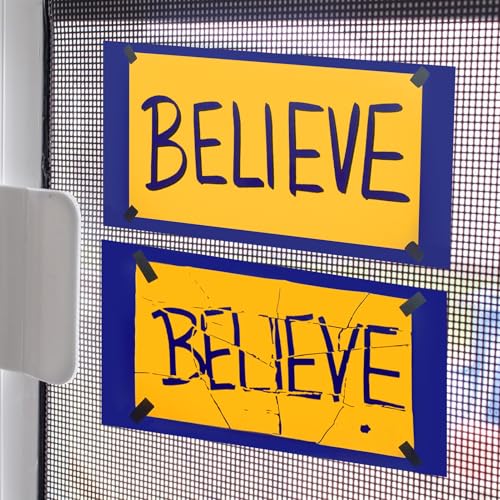 2Pcs Motivational Believe Signs, TV Show Home Office