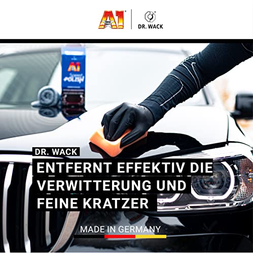 500 ml Premium Dr. wack - a1 speed polish - neue formel 500 ml premium auto-politur mit carnauba-wachs noch besserer schutz & glanz für alle lacke geeignet hochwertige autopflege - made in germany