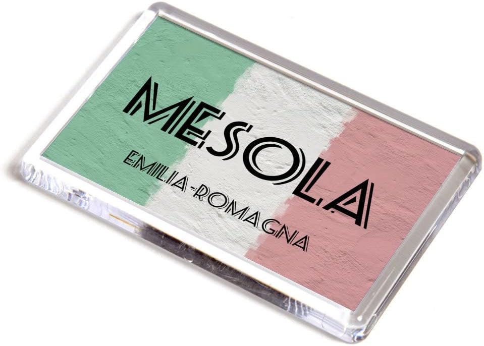 FRIDGE MAGNET - Mesola - Emilia-Romagna - Italy Flag