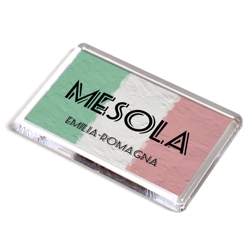 FRIDGE MAGNET - Mesola - Emilia-Romagna - Italy Flag