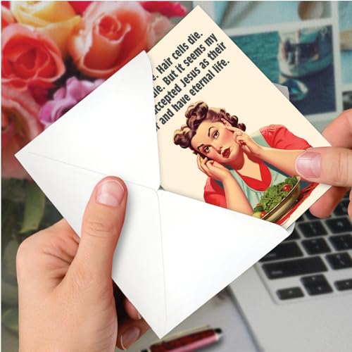 image for NobleWorks, Funny Birthday Greeting Card with 5 x 7 Inch Envelope (1 C