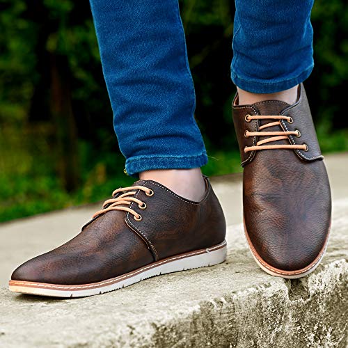 Image of Centrino Mens Sneakers |Sneaker for Men | Stylish Lace-Up Design | Soft Cushioned Insole for Comfort | Lightweight & Breathable | Perfect for Casual Wear (5671)