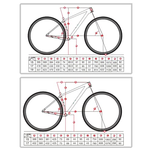 HIMALO 27.5er 29er Mountain Bike Frame Carbon Fiber Hardtail Bike Frame 15''/17''/19'' QR 135mm Disc Brake Frame Routing Internal XC AM (Color : Matte Black, Size : 27.5 * 15'')
