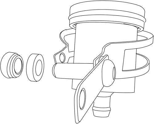 Miniatura 5 de EKoKim Motorcycle Brake Fluid Reservoir Clutch Cylinder Tank Oil Fluid Cup for Y&amaha XT660 XR XT660Z XT660R TENERE XT 660R 660X 660Z