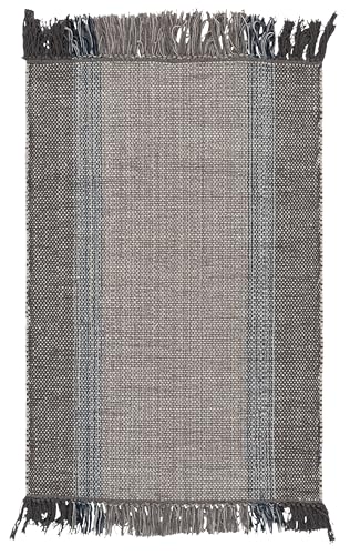 Tapete decorativo SAFAVIEH 2' x 3' algodón tejido a mano miniatura 3