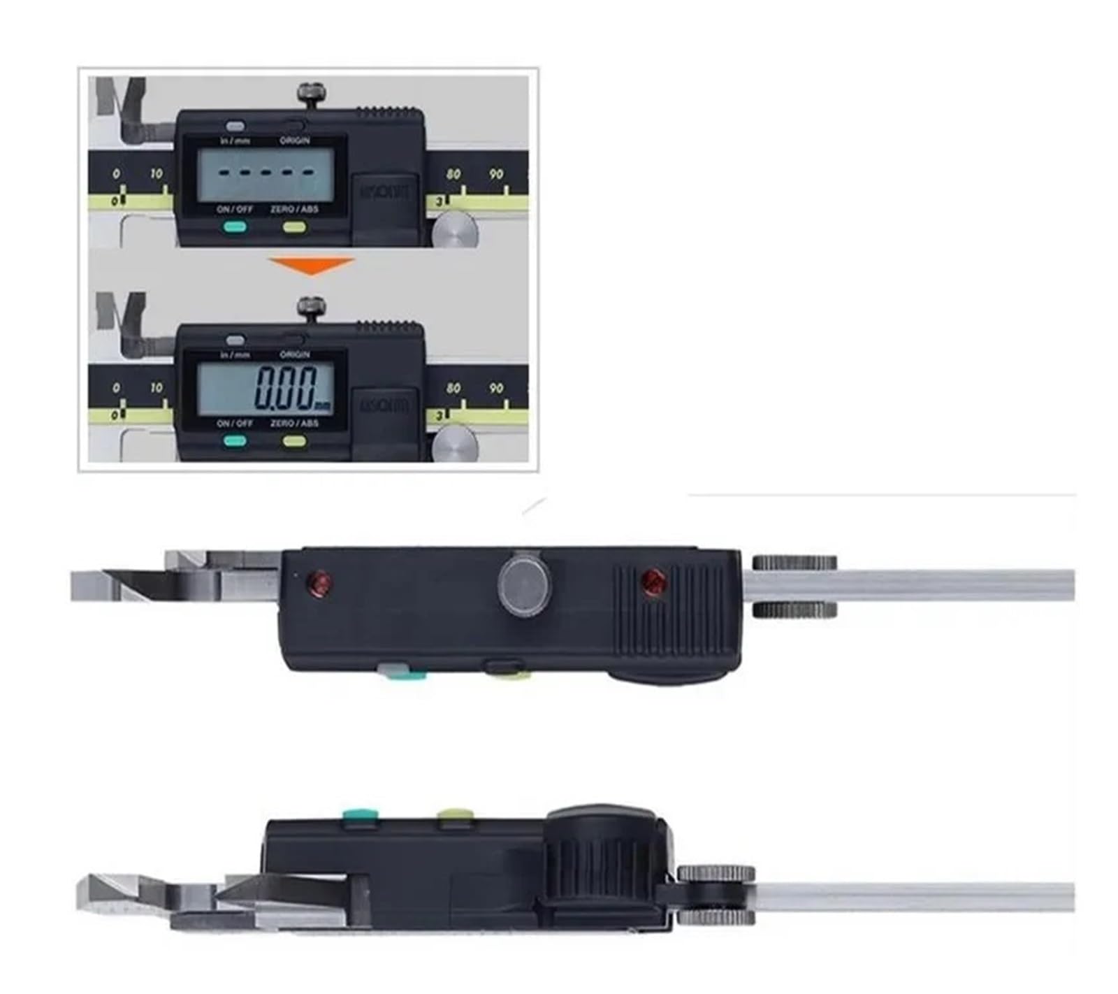 500-196-30 Calibro digitale LCD Vernier 6 pollici 150 mm Strumenti di misurazione in acciaio inossidabile 200 300 per officina meccanica(150mm(500-196-20))