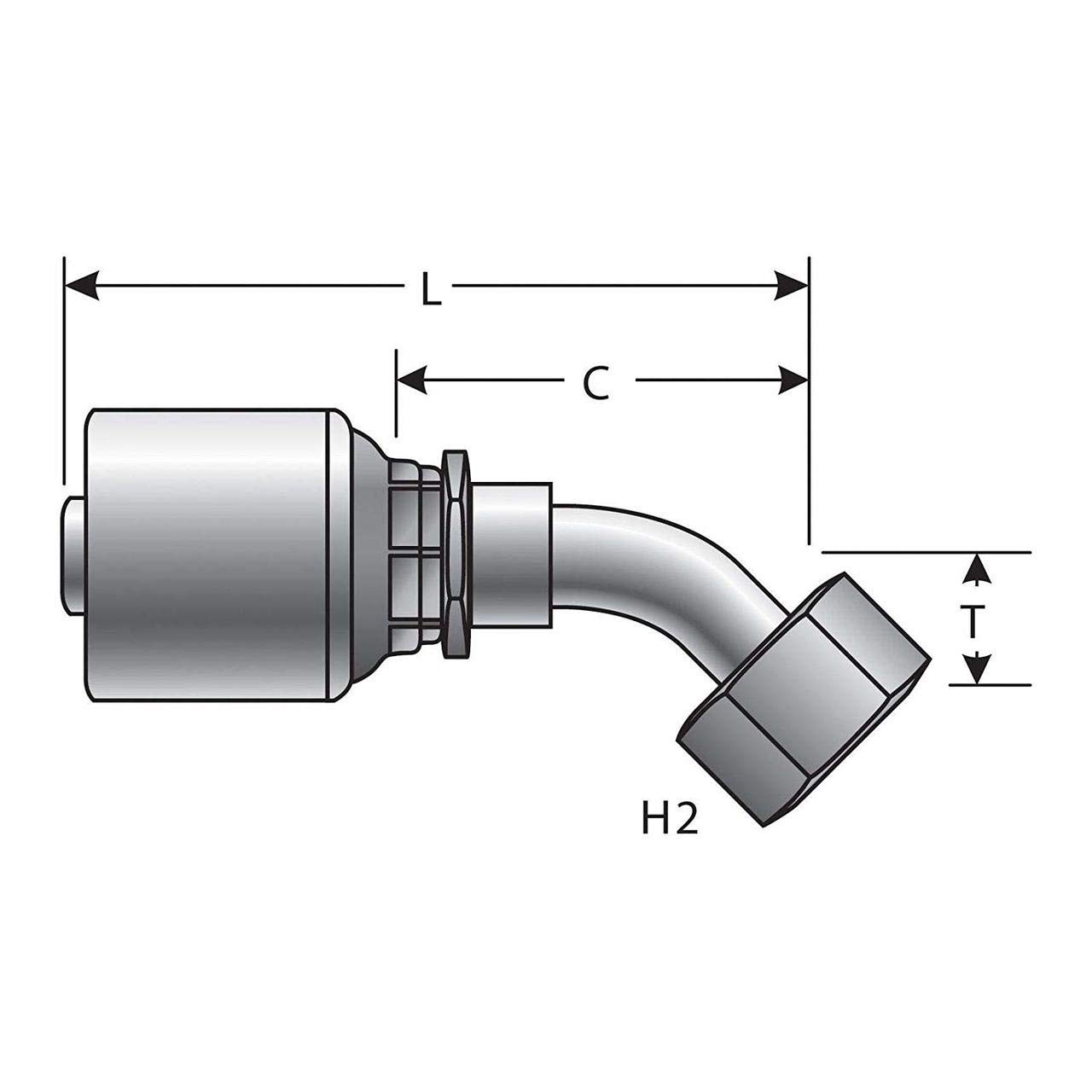 Gates G25175-0608 Hydraulic Coupling