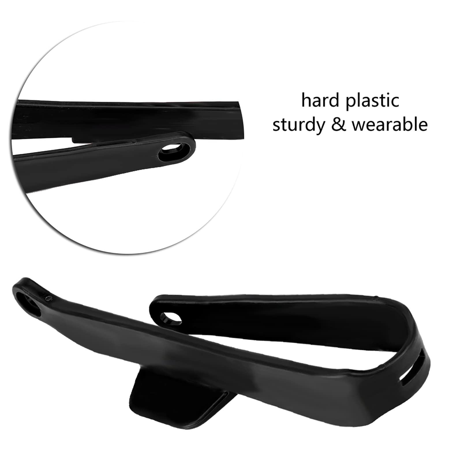 Protezione Forcellone, Protezione Forcellone Posteriore con Cursore Catena Moto per BSE Bosuer BBR CRF70 KLX TTR 110-160cc Dirt Pit Bike(Nero)