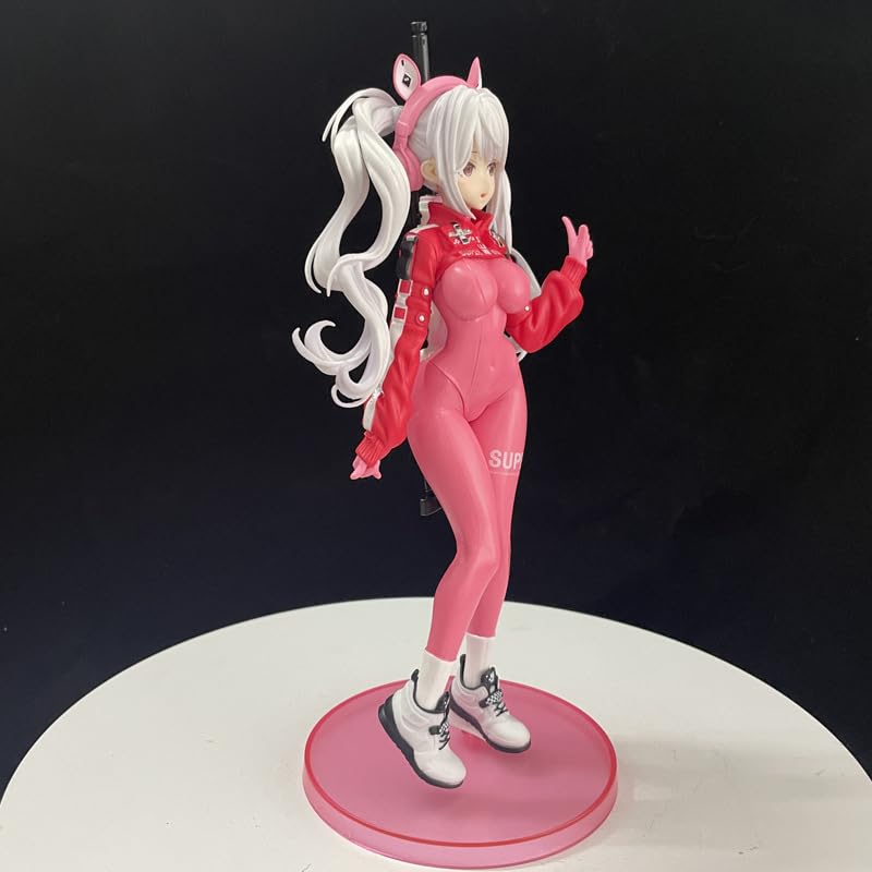 LUNK Nikke Yuni Figura Modelo 5.5 In PVC Estatua Diosa Nikke Figura Rosa Anime Girl Figura De Acción De Escritorio Adornos Coleccionables Regalo