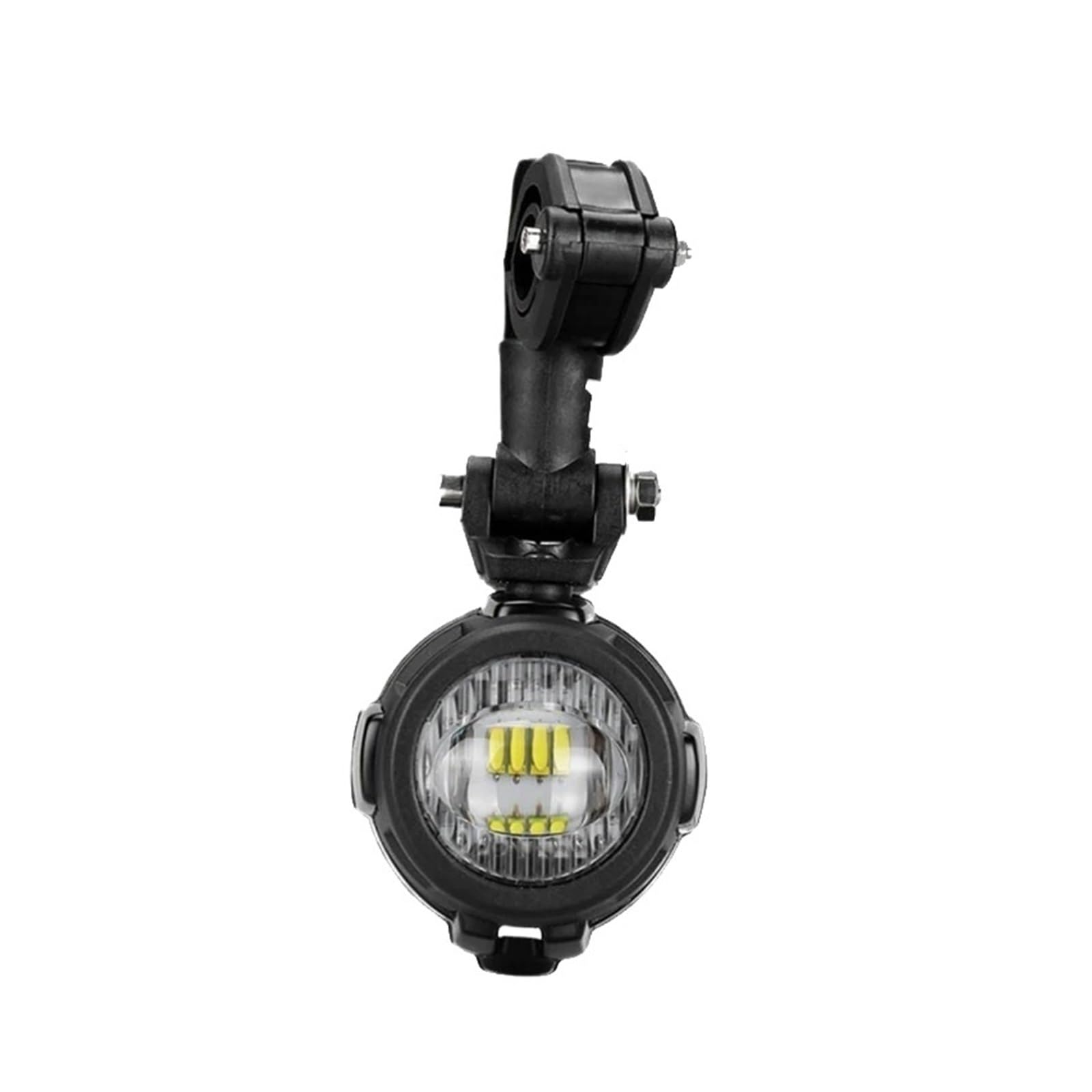 Faro auxiliar LED de moto con protector abatible antiniebla 7