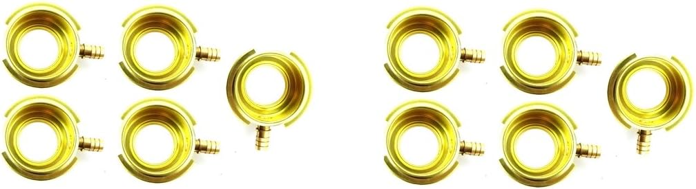 Radiator Brass Filler Neck - Size 2.23" / 56mm - SET of 10pcs. AM Worldwide