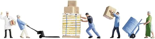 Noch 36038 Warehousemen WLift Jack N Scale Figures