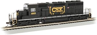 EMD SD40-2 Dcc Equipped Diesel Locomotive CSX #8905 (HTM) - Black - HO Scale