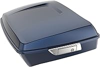 Vista 211 de Harley Tour Pack, equipaje desmontable Razor Tour Pack Maleta para Harley Touring Street Glide, Electra Glide, Road King, Road Glide Special Azul