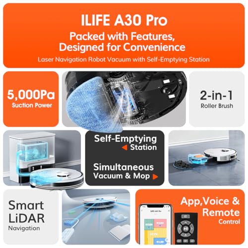 ILIFE A30 Pro Robotic Vacuum Cleaner