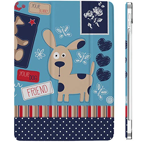 Image of DuraSafe Cases for iPad Pro 11 inch 4 3 2 Generation Case A2759 MNXE3HN /A MNXD3HN /A A2435 MNXG3HN /A MNXF3HN /A MNXJ3HN /A MNXH3HN /A A2761 A2762 MNXN3HN /A MP553HN /A A2377 MHQR3HN /A A2228 - Puppy Friend