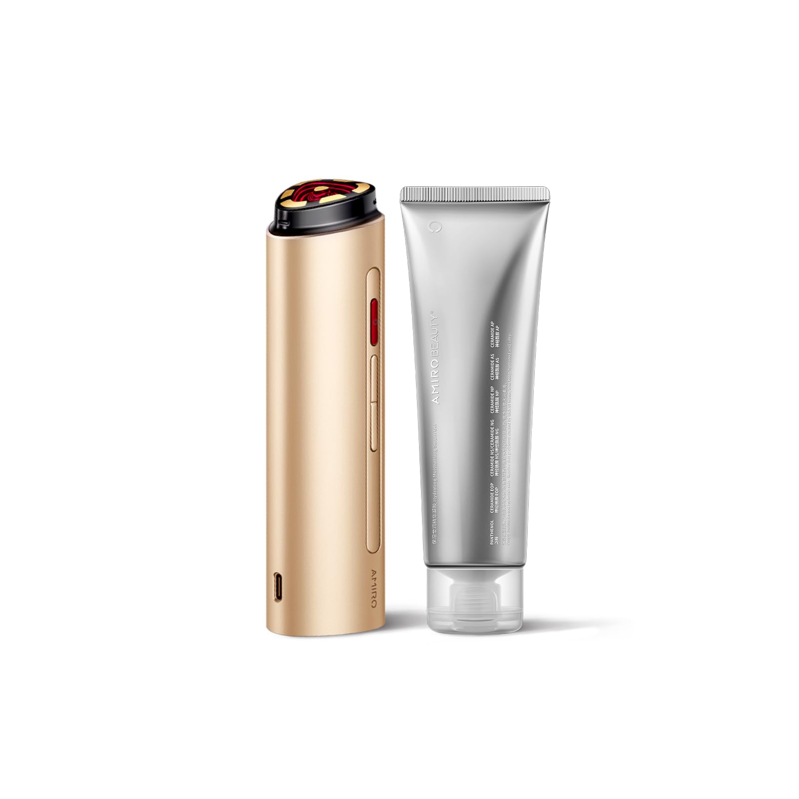 AMIRO R3 Turbo Facial Device, Precision Firming and Fine Line Smoothing Tool Bundle with Preparation Gel 70ml