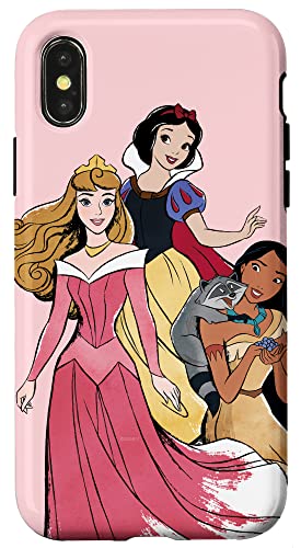 Coque iPhone X/XS Disney Princess en silicone premium pour protéger votre smartphone avec élégance