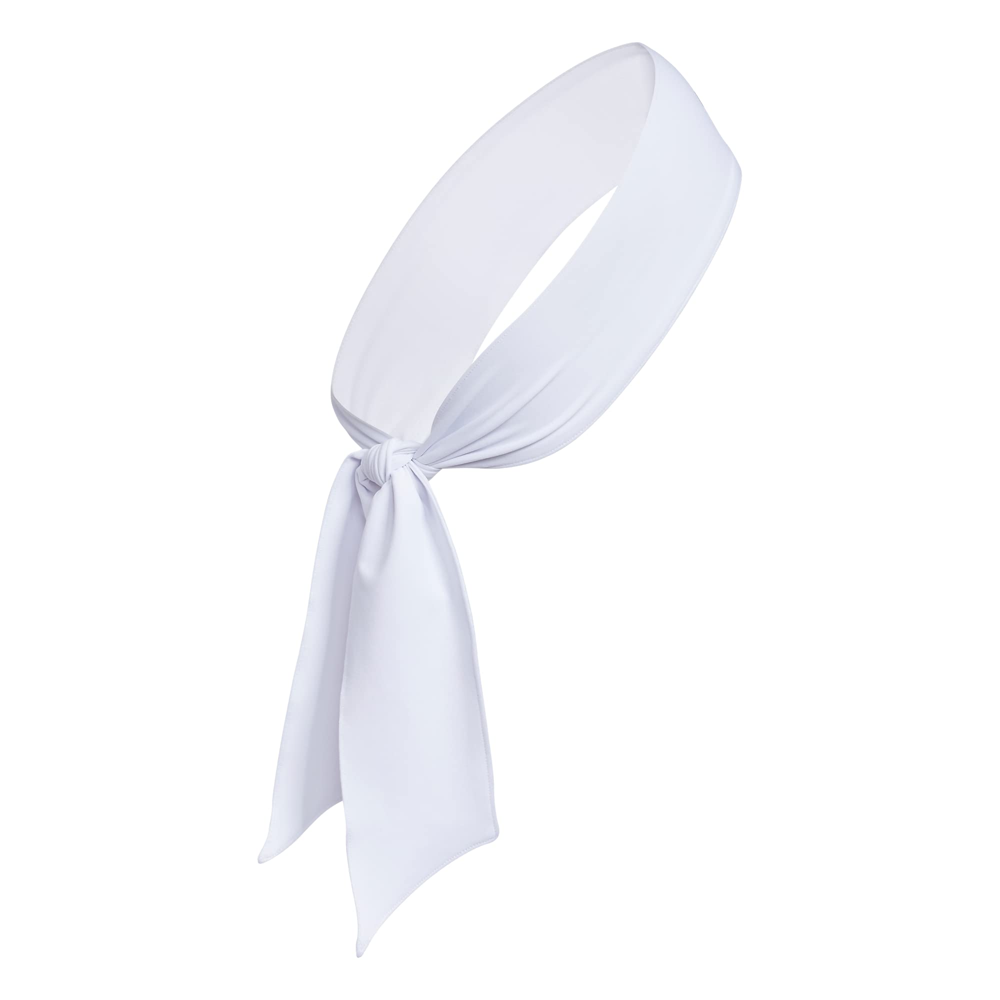 adidas Alphaskin Tie Headband White/Black/2, One Size