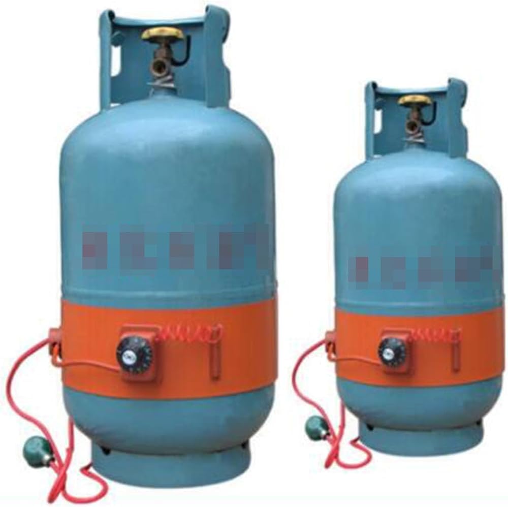 Riscaldatore industriale in metallo da 200 litri con termostato regolabile e isolamento in silicone, ideale per il riscaldamento di fusti di grasso di fabbrica (dimensioni: 174 x 12,5 cm)